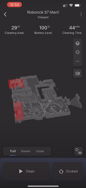 3D Map Mode - Roborock App