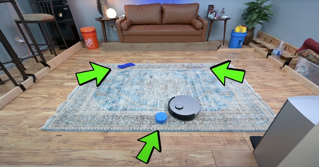 Robot Vacuum Obstacle Avoidance Testing
