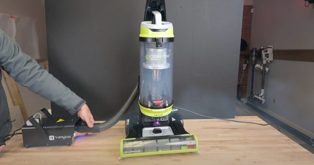 Testing the Bissell Upright's Seal