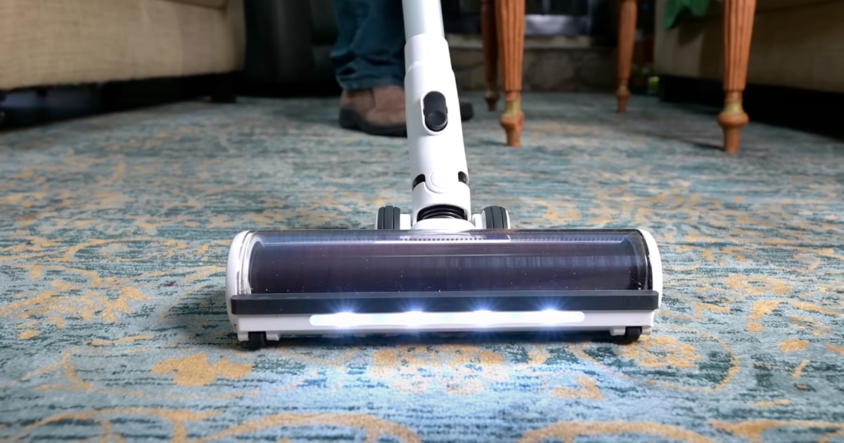 Vacuuming Carpet