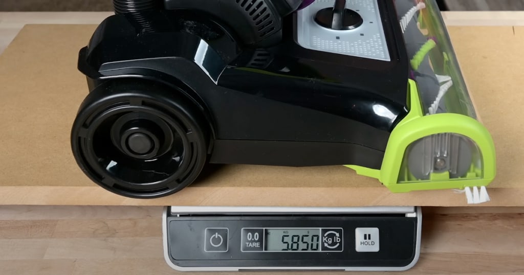 Weighing the Bissell CleanView Swivel Pet