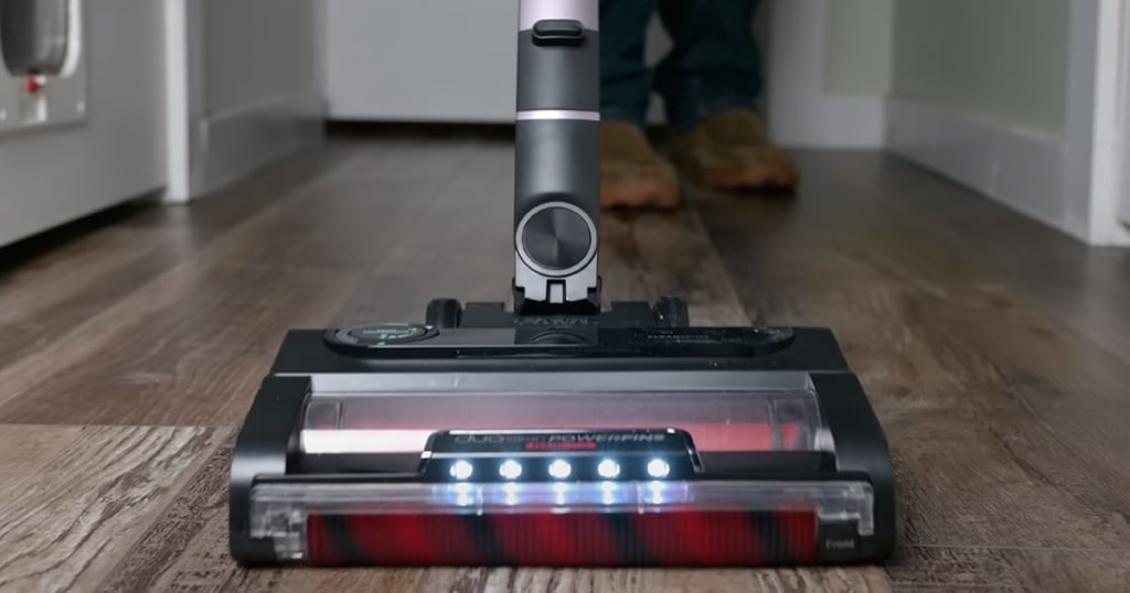 Testing Shark Stratos on Hard Wood Floors