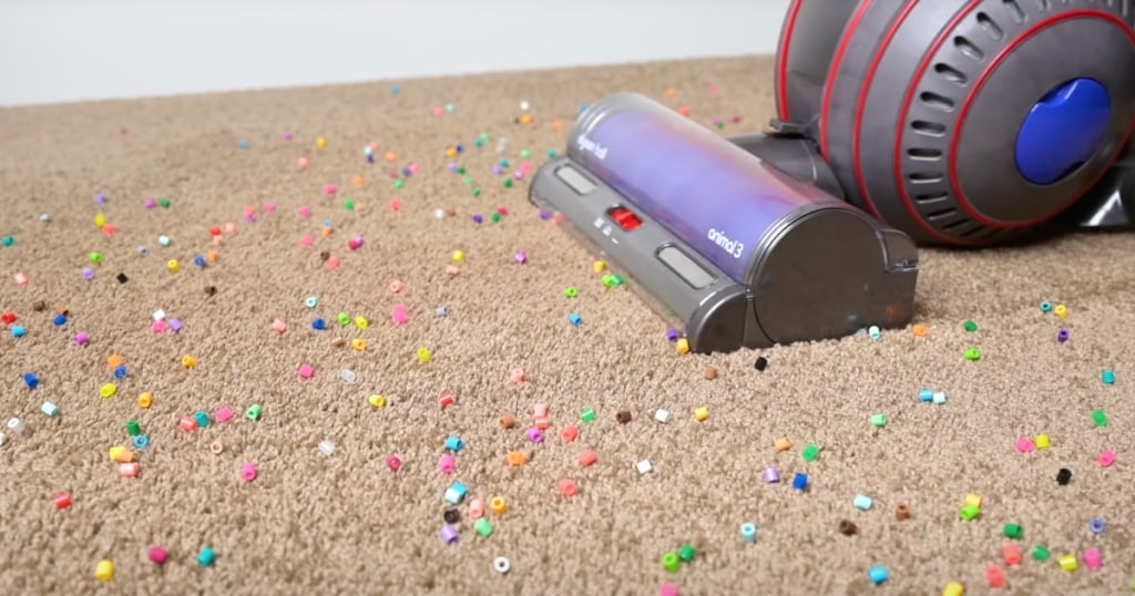 Vacuuming Carpet - Dyson Ball Animal 3
