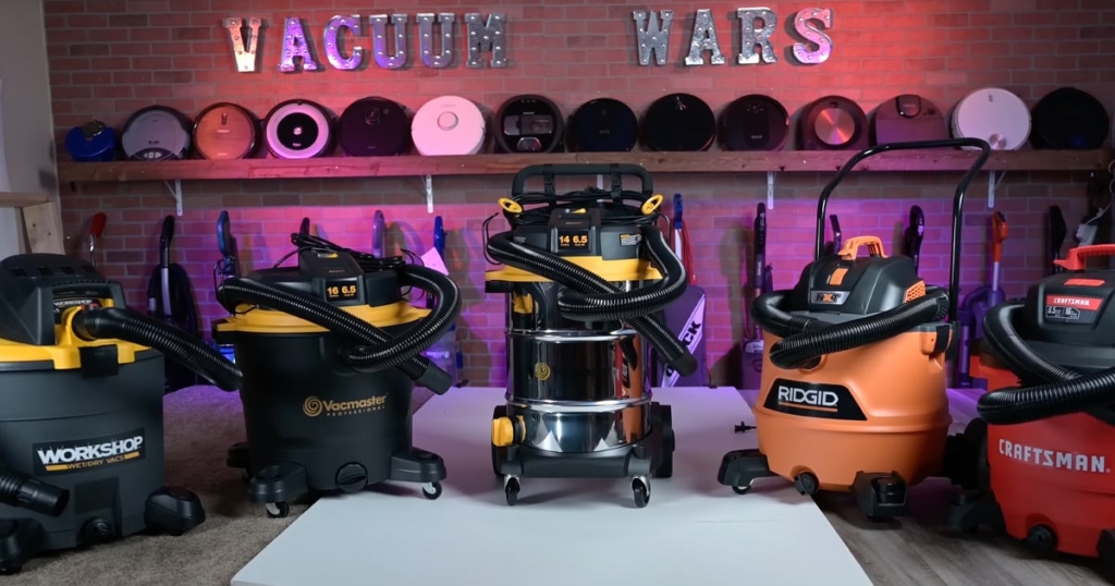 6.5 HP Wet Dry Shop Vacuums We Tested