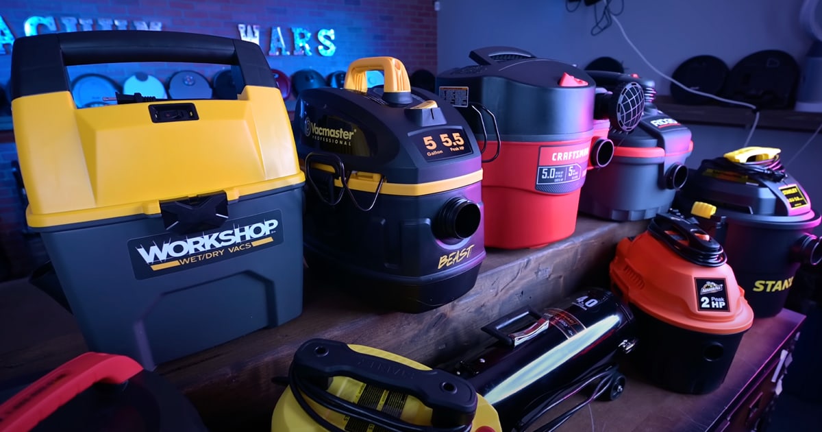 The 9 Vacuums Tested in our Best Car Vacuum Competition