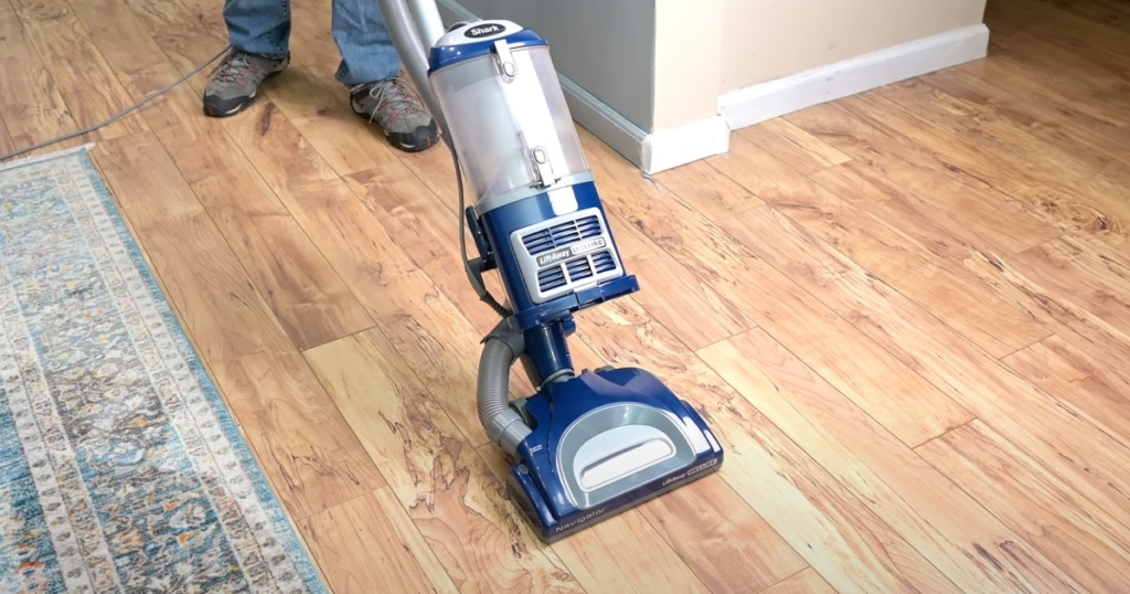 Vacuuming Hard Floors with Shark Upright