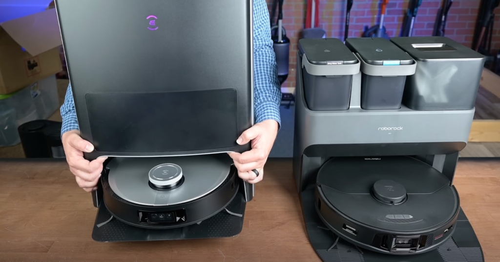 底座尺寸和重量 - Ecovacs Deebot X1 Omni 和 Roborock S7 MaxV Ultra