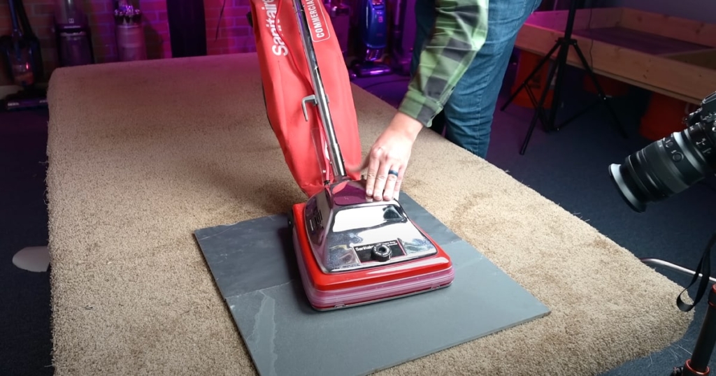 Finally Scratching Tile a Sanitaire Upright - Best Vacuum for Tile Floors