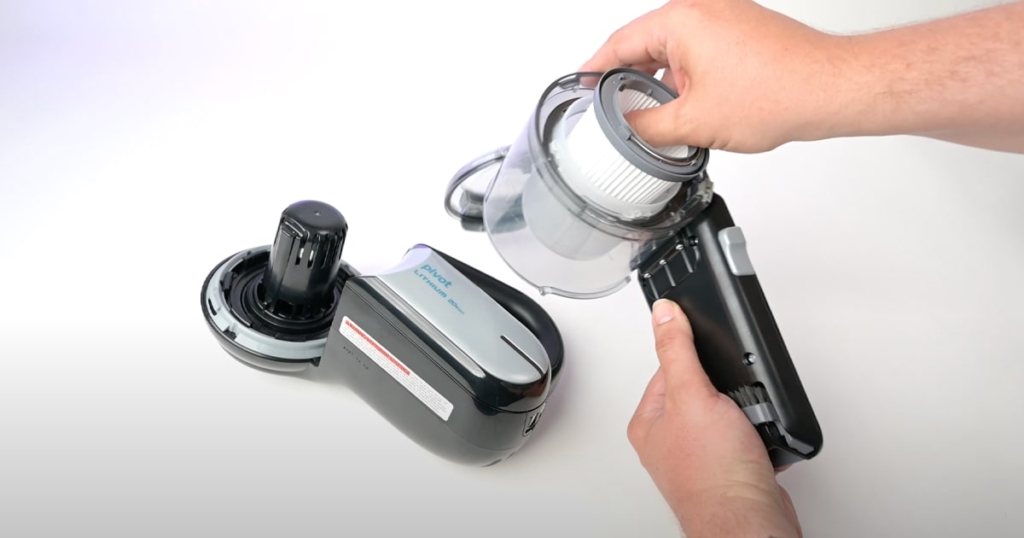 Removing the Filter - Black+Decker 20V Max Handheld Review