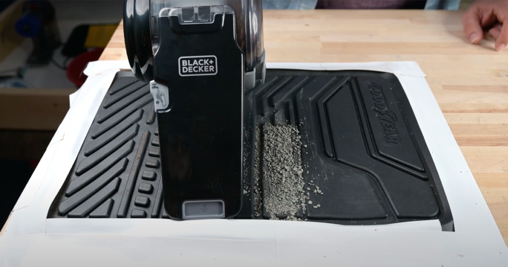 Testing Heavy Debris Pickup - Black+Decker 20V Max Handheld