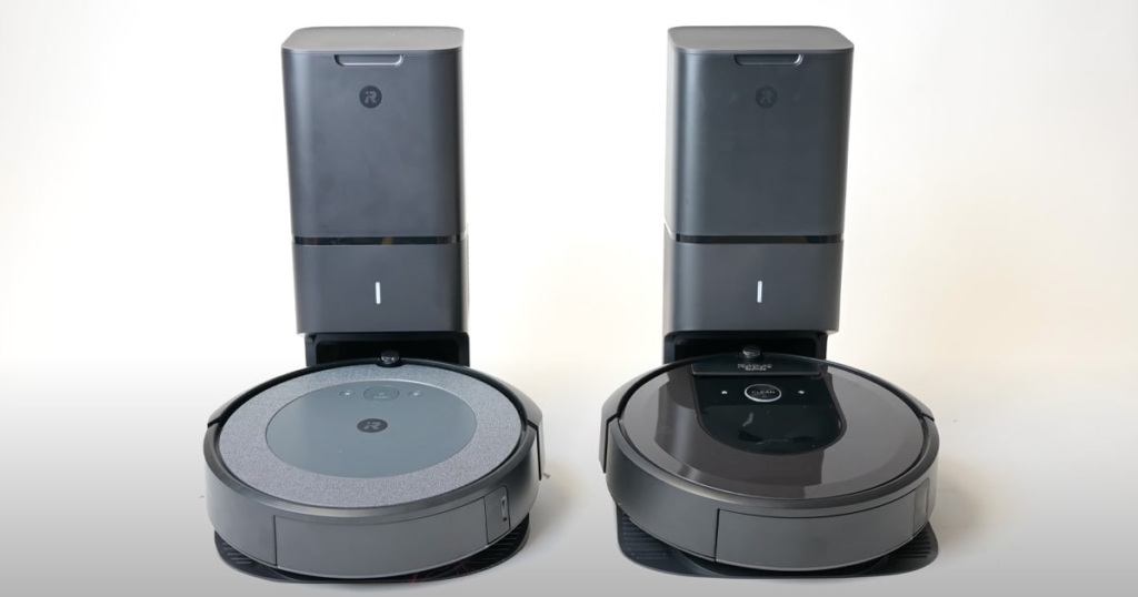 iRobot Roomba i3 срещу i7 рамо до рамо
