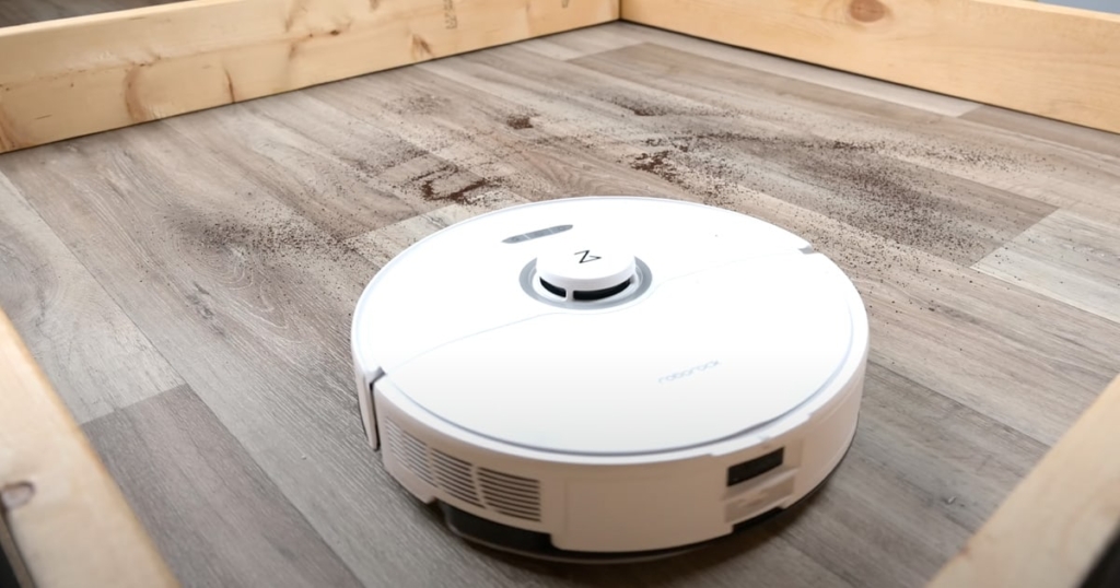 Ревю на Roborock S8 Pro Ultra • Колко добър е? • Вакуумни войни 21 Roborock S8 Pro Ultra тества събиране на фини отломки върху твърди подови настилки