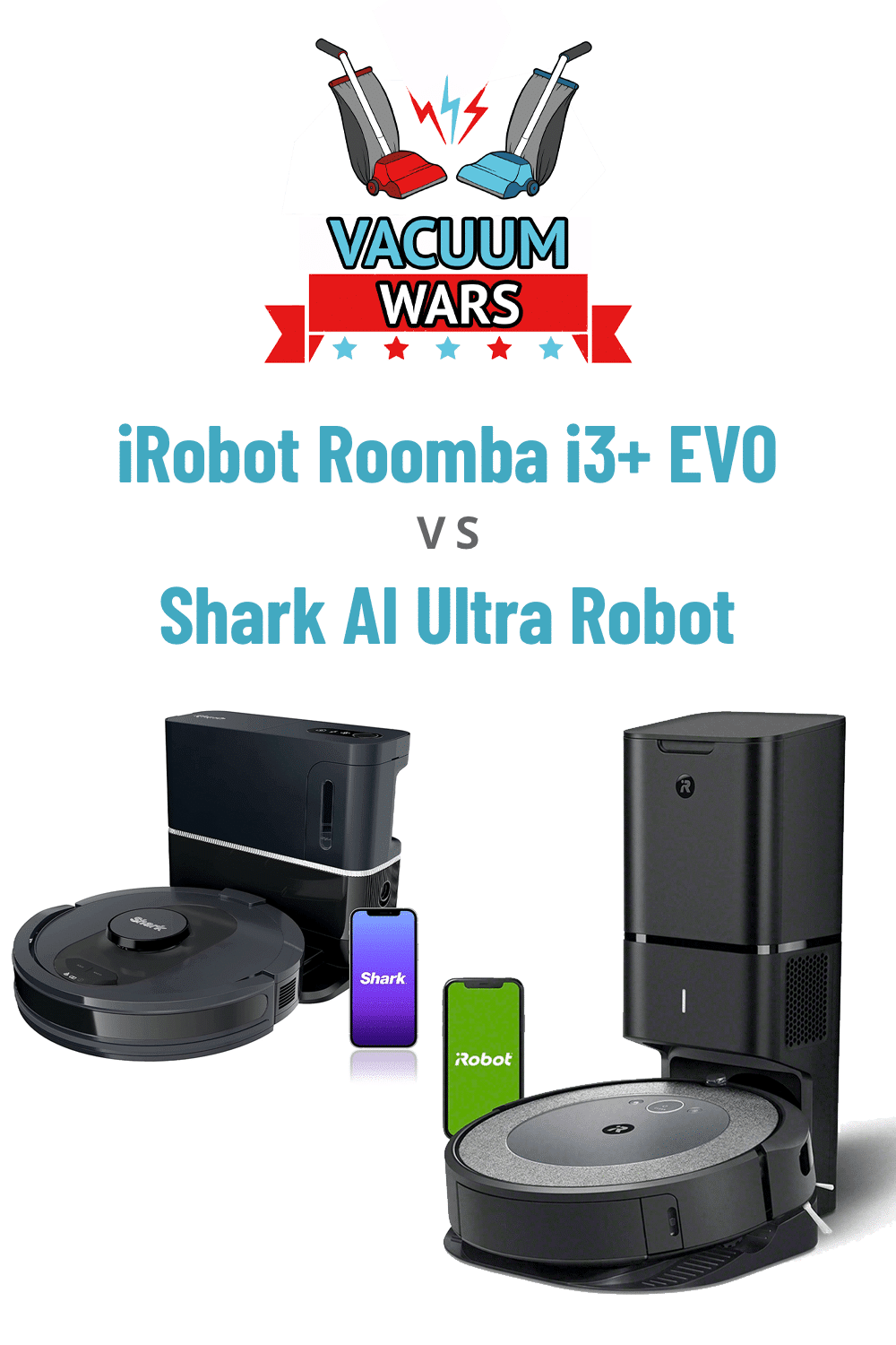 iRobot Roomba i3+ EVO vs Shark AI Ultra Robot • Vacuum Wars