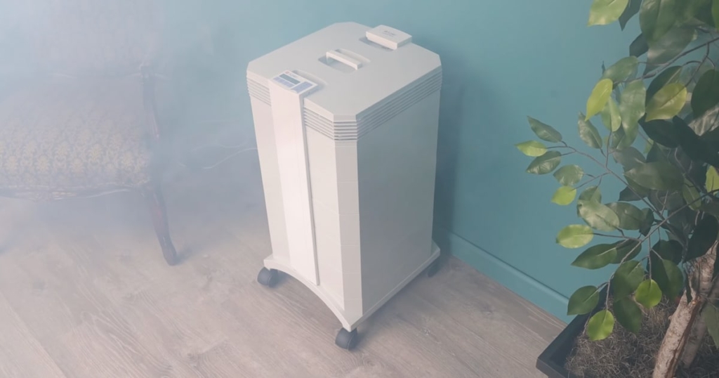 IQAir HealthPro Plus performing our fog test