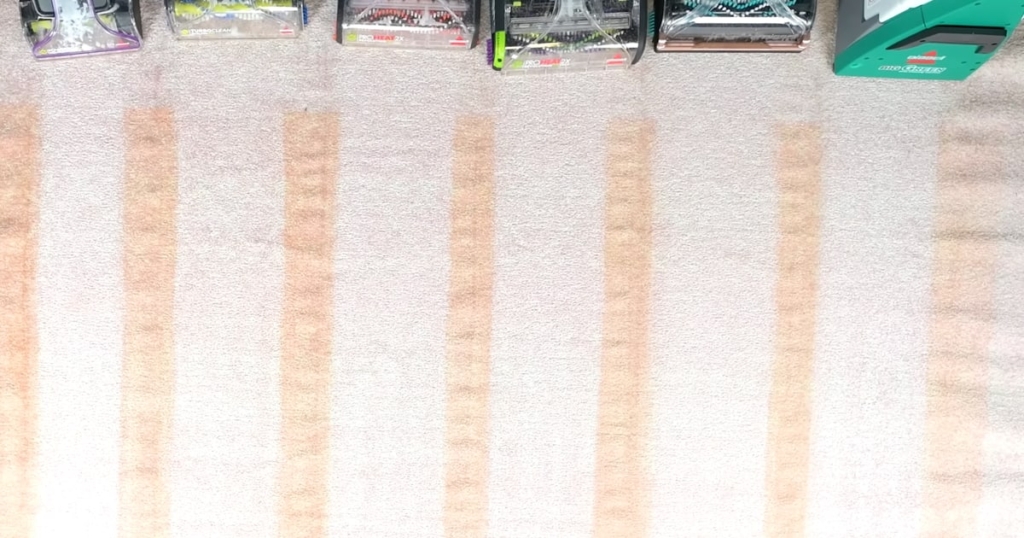 Light Carpet Stain Removal Results
